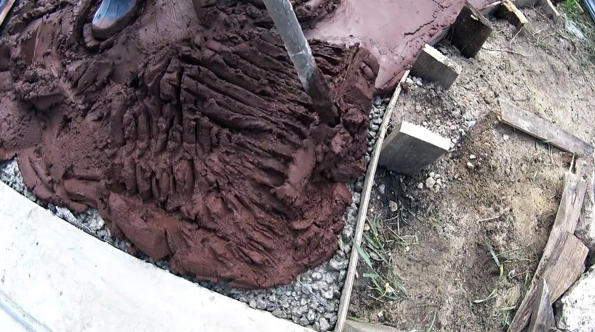 Бетонная садовая дорожка под камень своими руками это не сложно