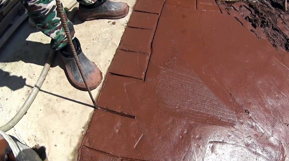 Бетонная садовая дорожка под камень своими руками это не сложно