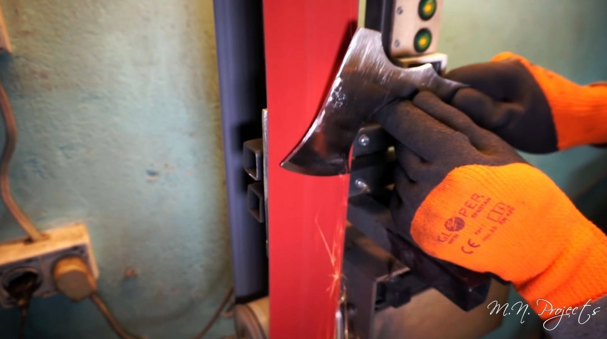 Как из старого диска сделать легкий походный топорик без ковки и термообработки